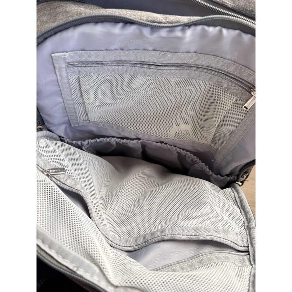 BobbleRoo Quilted Diaper Bag Backpack with Changing Pad - Picture 5 of 6